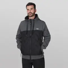 GANGSTER - Chaqueta Híbrida Sintesis Gris