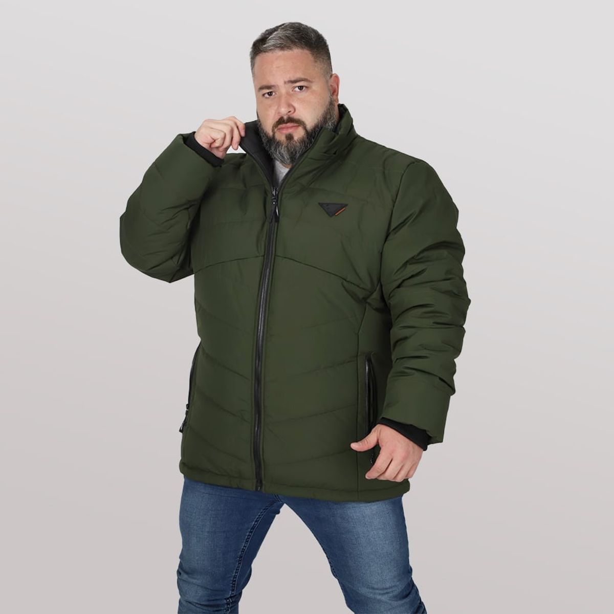 GANGSTER - Plus Parka Nordic Verde Gangster