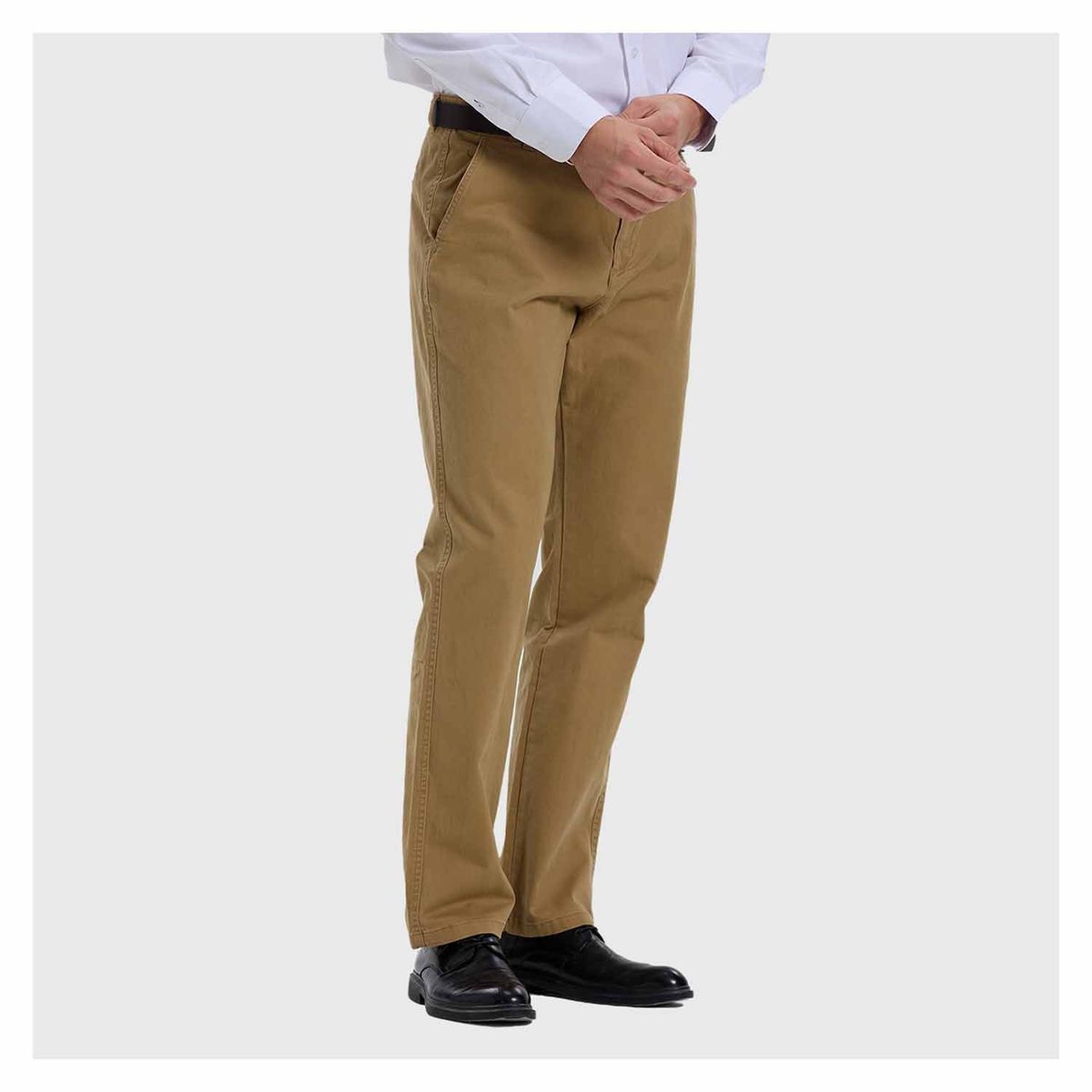 FASHION'S PARK - Pantalón Hombre Modelo Chino Cinturón Camel Fashion's Park