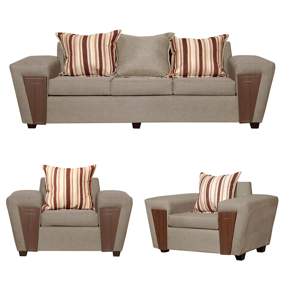 RUZAM MOBEL - LIVING 3-1-1 CRETA BEIGE LINO