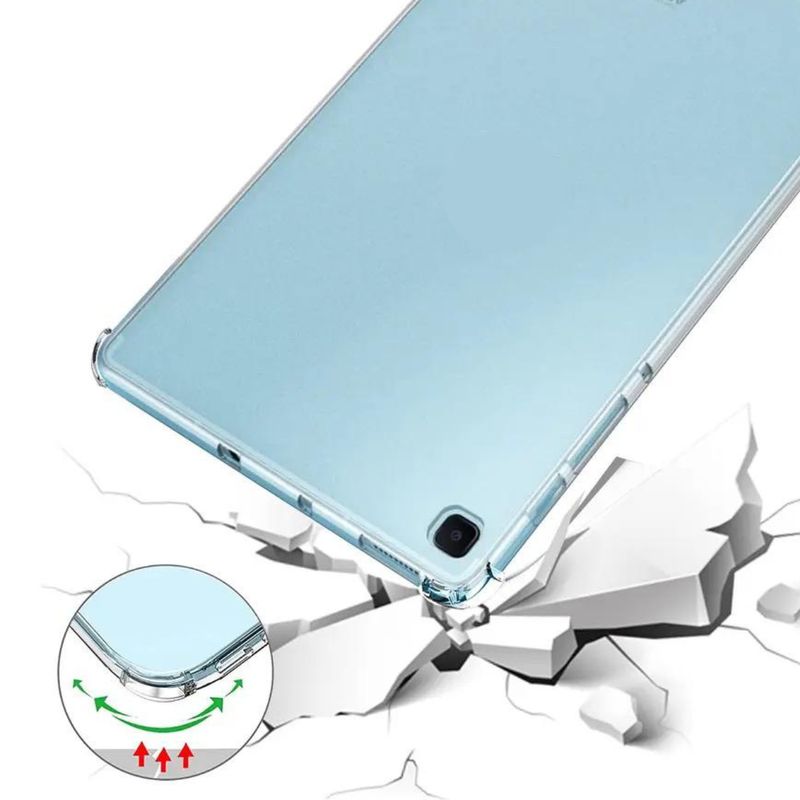GENERICO - Carcasa Transparente Reforzada Para Samsung Tab S6 Lite 10.4
