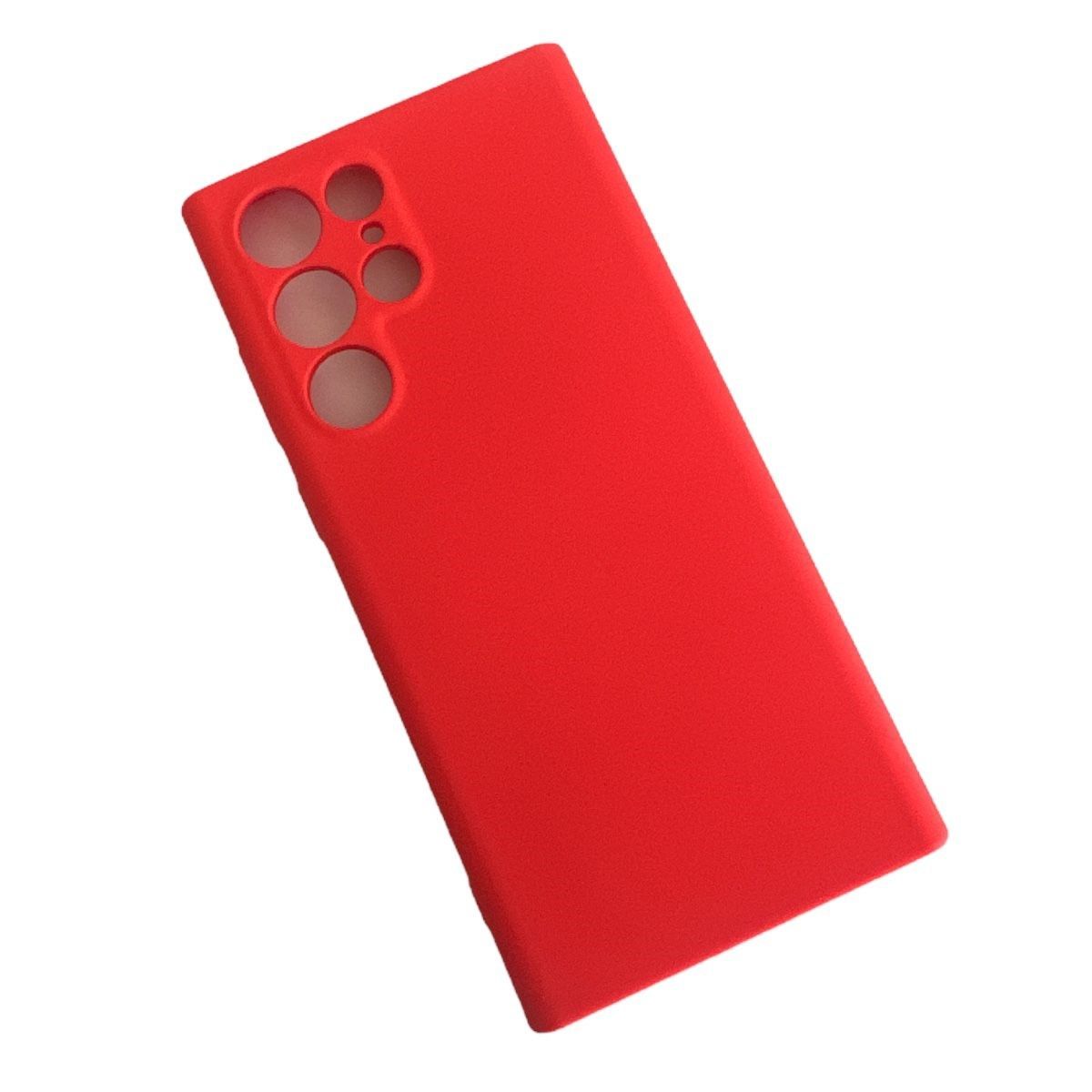 GENERICO - Carcasa Funda Para Samsung S22 Ultra Silicona Rosa Chicle