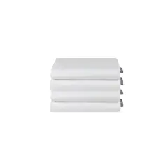 3ANGELI - Set 4 Fundas Almohada 50x70 Blanca Pack
