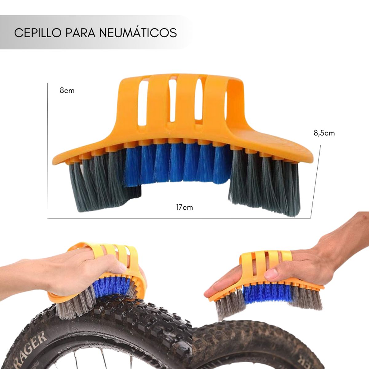 GENERICO - Limpiador De Cadena Para Biclicleta 10 Piezas Cepillo Limpia