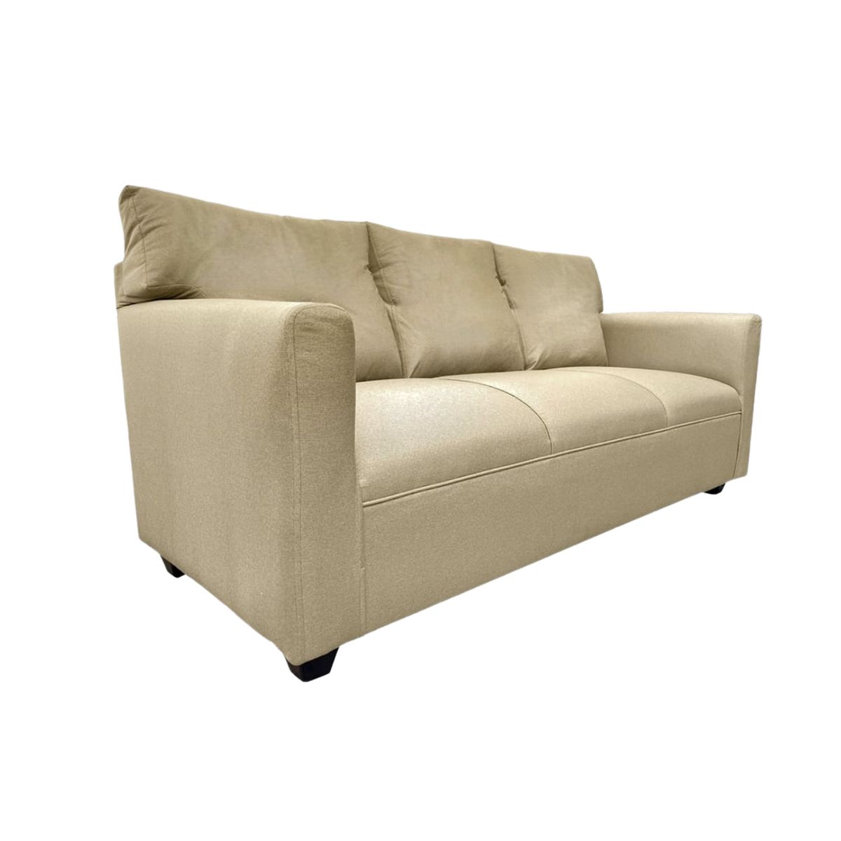 GENERICO - SOFA IMPERIO 3 CUERPOS CHENILLE BEIGE