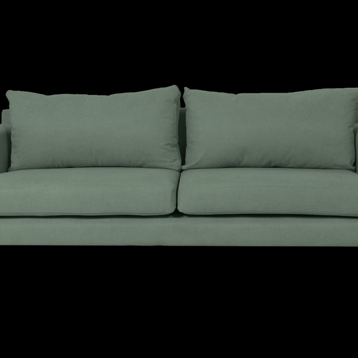 GENERICO - SOFA ELENA 2 CUERPOS CHENILLE VERDE