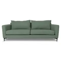 GENERICO - SOFA ELENA 2 CUERPOS CHENILLE VERDE