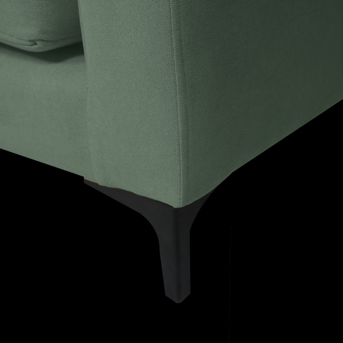 GENERICO - SOFA ELENA 2 CUERPOS CHENILLE VERDE