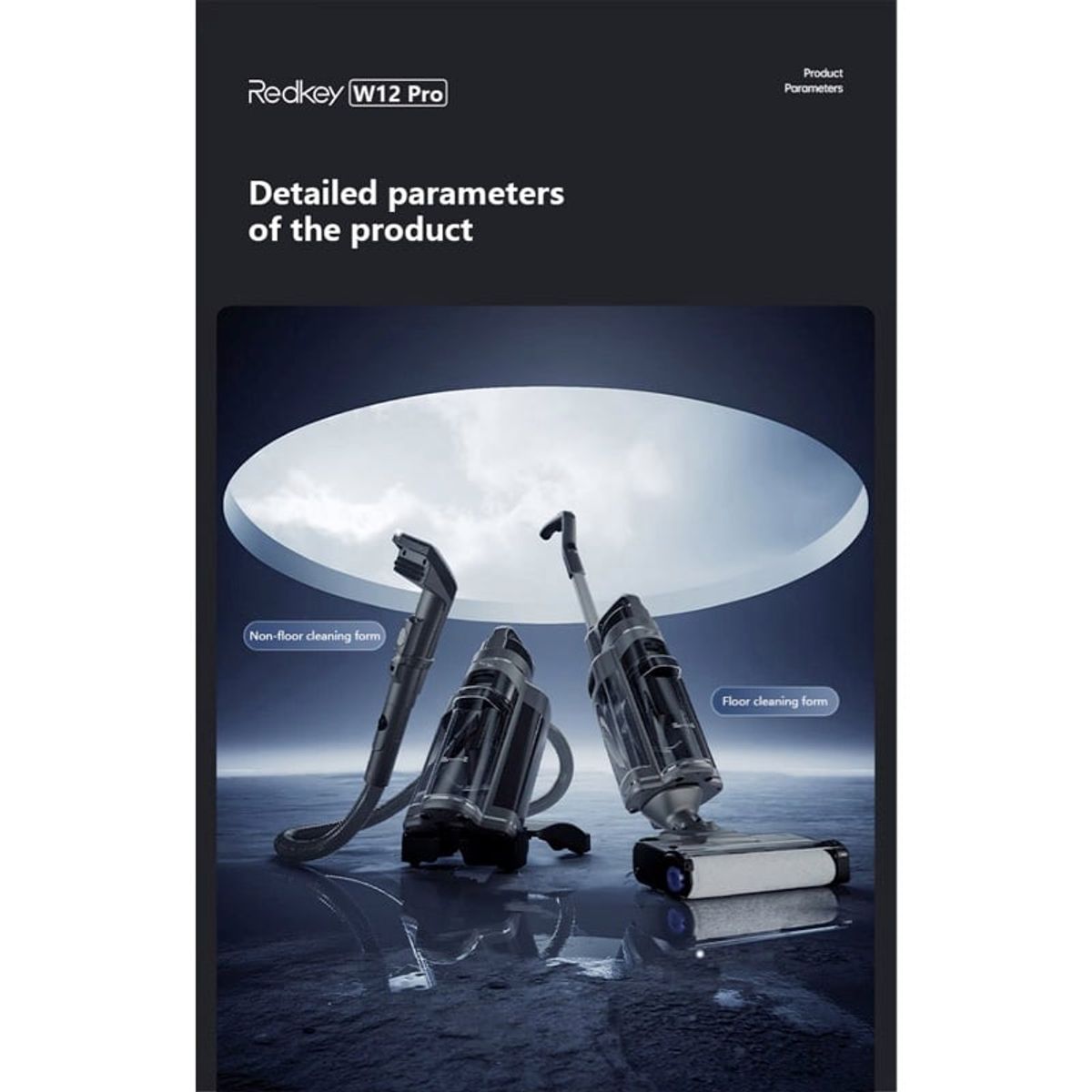 REDROAD - RedRoad  -  Redkey Aspiradora en seco y húmedo Redkey W12 Pro