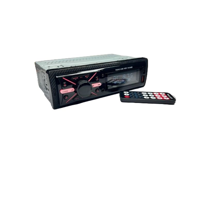 GENERICO - RADIO 1 DIN BT CON 2 USB 7COLORES CONTROL REMOTO