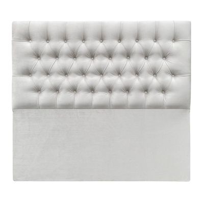 Imagen 2 del producto Respaldo de Cama Capitoné Premium Felpa Crema - Super King