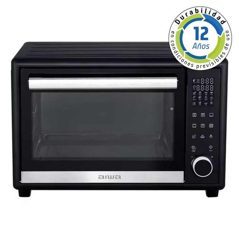 AIWA Horno Eléctrico 32l Antiadherente Modo Asador
