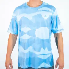 WILSON - Polera Hombre Pol-Elast Cab Celeste