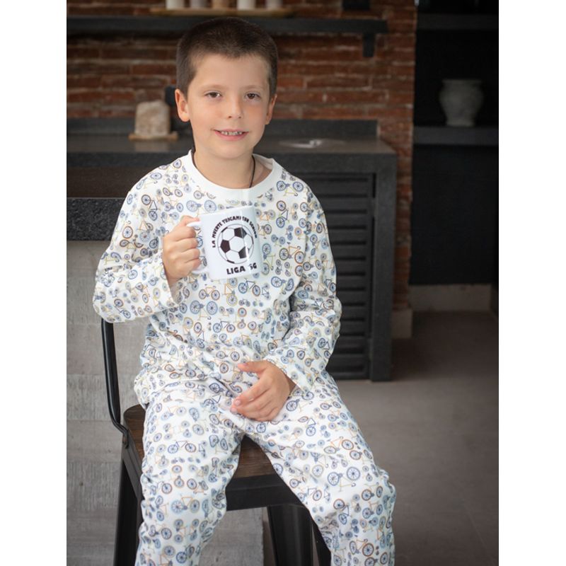 SIMPLY B - Pijama algodon bicicleta niño