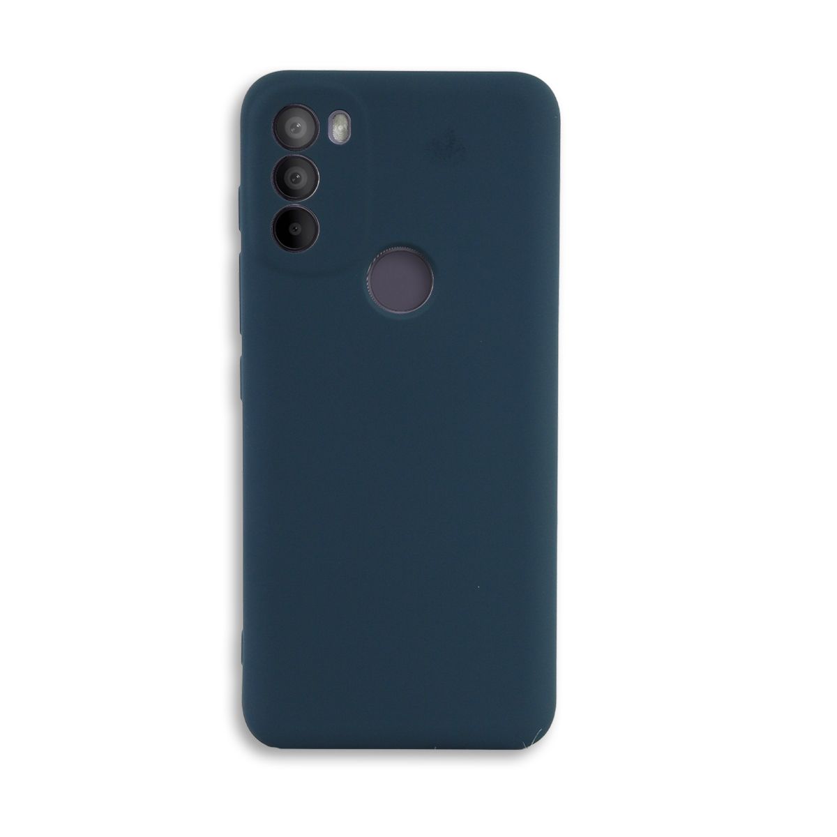 JOIGO - Carcasa Funda Para Motorola G31 Goma Azul Oscuro