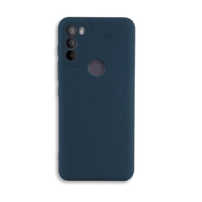 JOIGO - Carcasa Funda Para Motorola G31 Goma Azul Oscuro