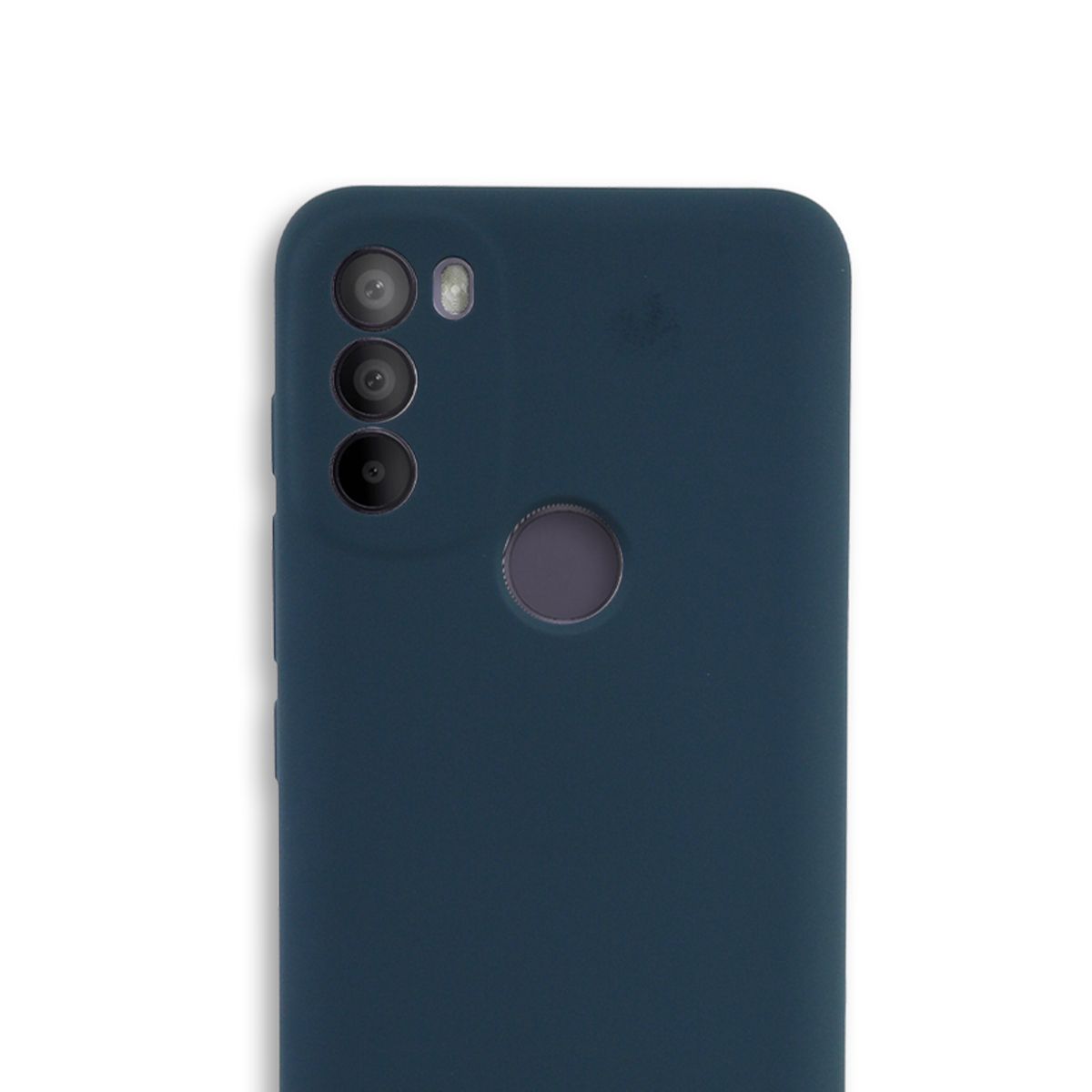 JOIGO - Carcasa Funda Para Motorola G31 Goma Azul Oscuro