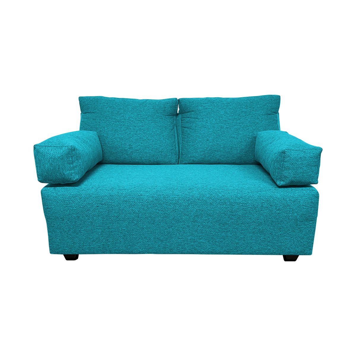 GENERICO - SOFA ELLE 2 CUERPOS CHENILLE TURQUEZA