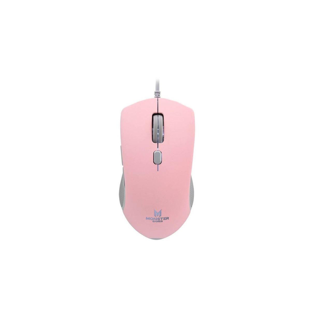 MONSTER GAMES - Mouse Gamer Monster Girl Playful Rosado 6400dpi Rgb - SC