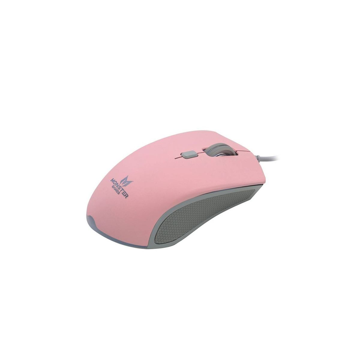MONSTER GAMES - Mouse Gamer Monster Girl Playful Rosado 6400dpi Rgb - SC
