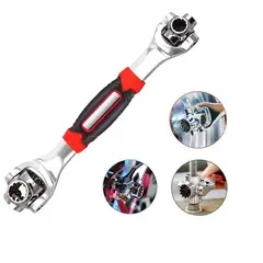 GENERICO - Llave Universal Multifuncional 48 En 1 360 Grados Poligonal