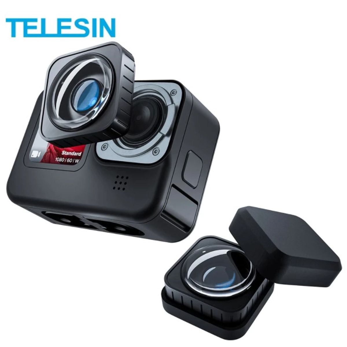 TELESIN - Max Lens Mod para GoPro 9-10-11-12 - Telesin