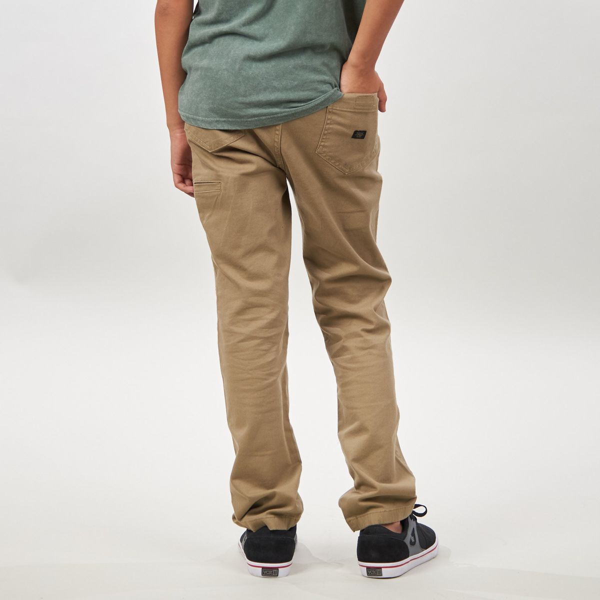 POLEMIC - Pantalon Twill niño pretina elasticada Polemic