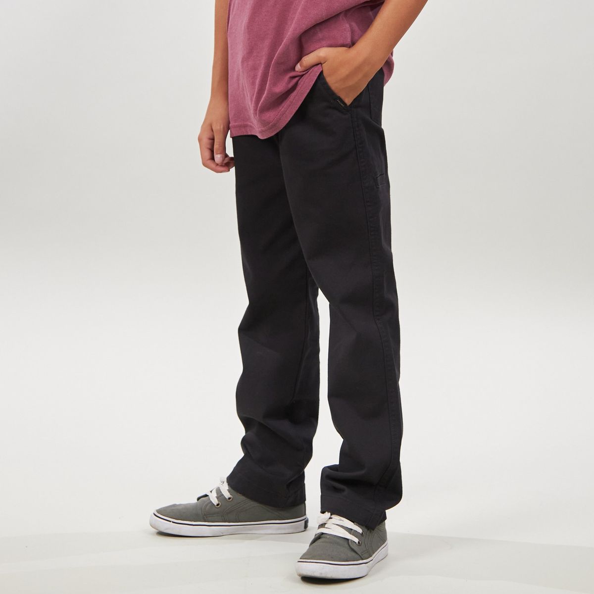 POLEMIC - Pantalon Twill niño pretina elasticada Polemic