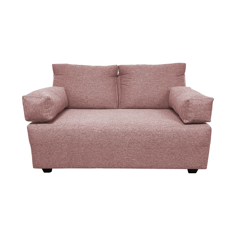 GENERICO - SOFA ELLE 2 CUERPOS CHENILLE PALO ROSA