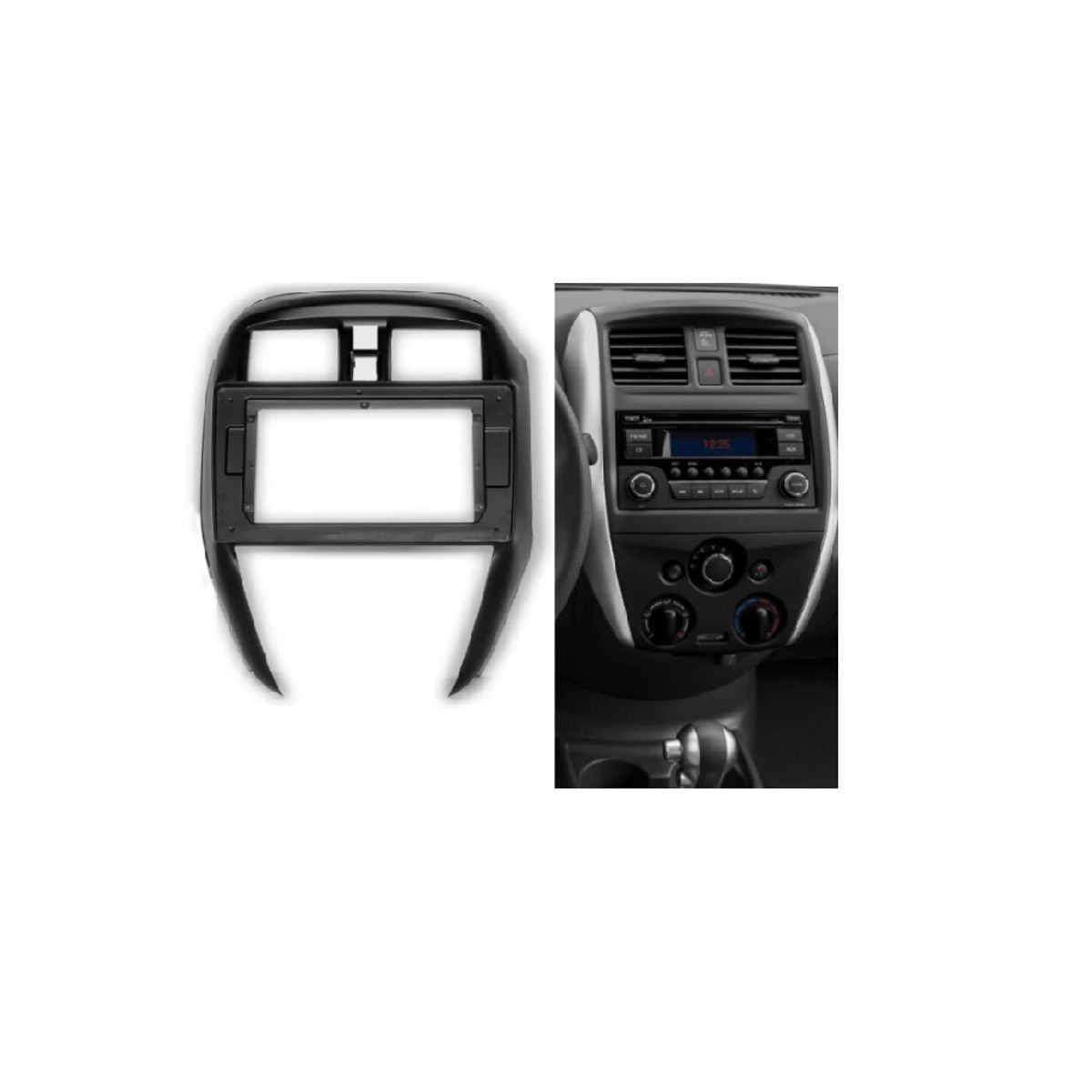 NISSAN - BISEL ADAPTADOR DE RADIO NISSAN VERSA 2015UP 10 PULG