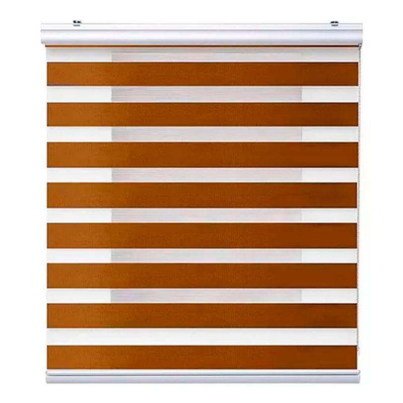 OFERTABKN - Cortina Roller Duo Zebra Dia Y Noche Persiana 100x180cm Cafe