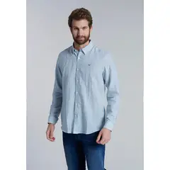 FEROUCH - Camisa Listada Sport F Verde