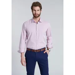 FEROUCH - Camisa Jacquard Giorgia Sc Morado