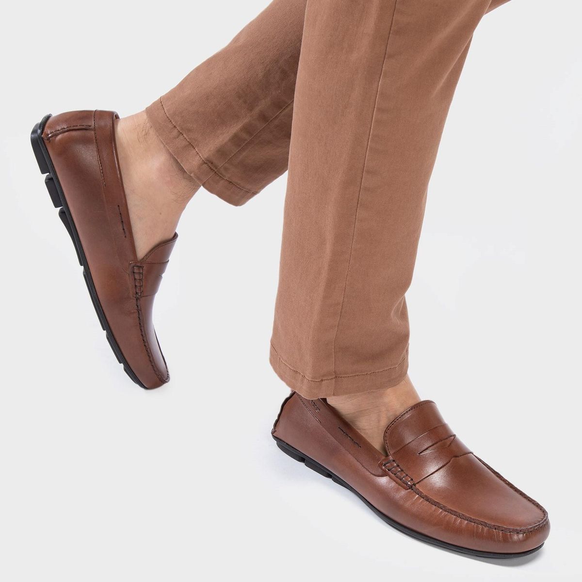 GUANTE - Mocasin - Hombre - Ancona - Guante - Brandy