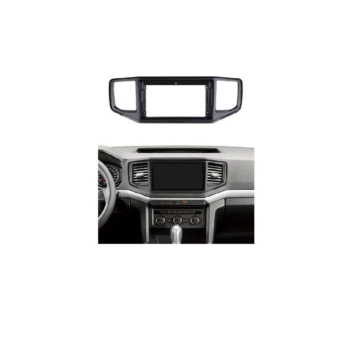 VOLKSWAGEN - BISEL ADAPTADOR DE RADIO AMAROK 9 PULGADAS