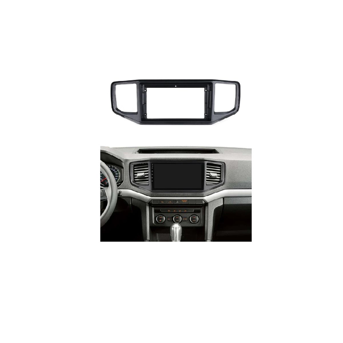 VOLKSWAGEN - BISEL ADAPTADOR DE RADIO AMAROK 9 PULGADAS