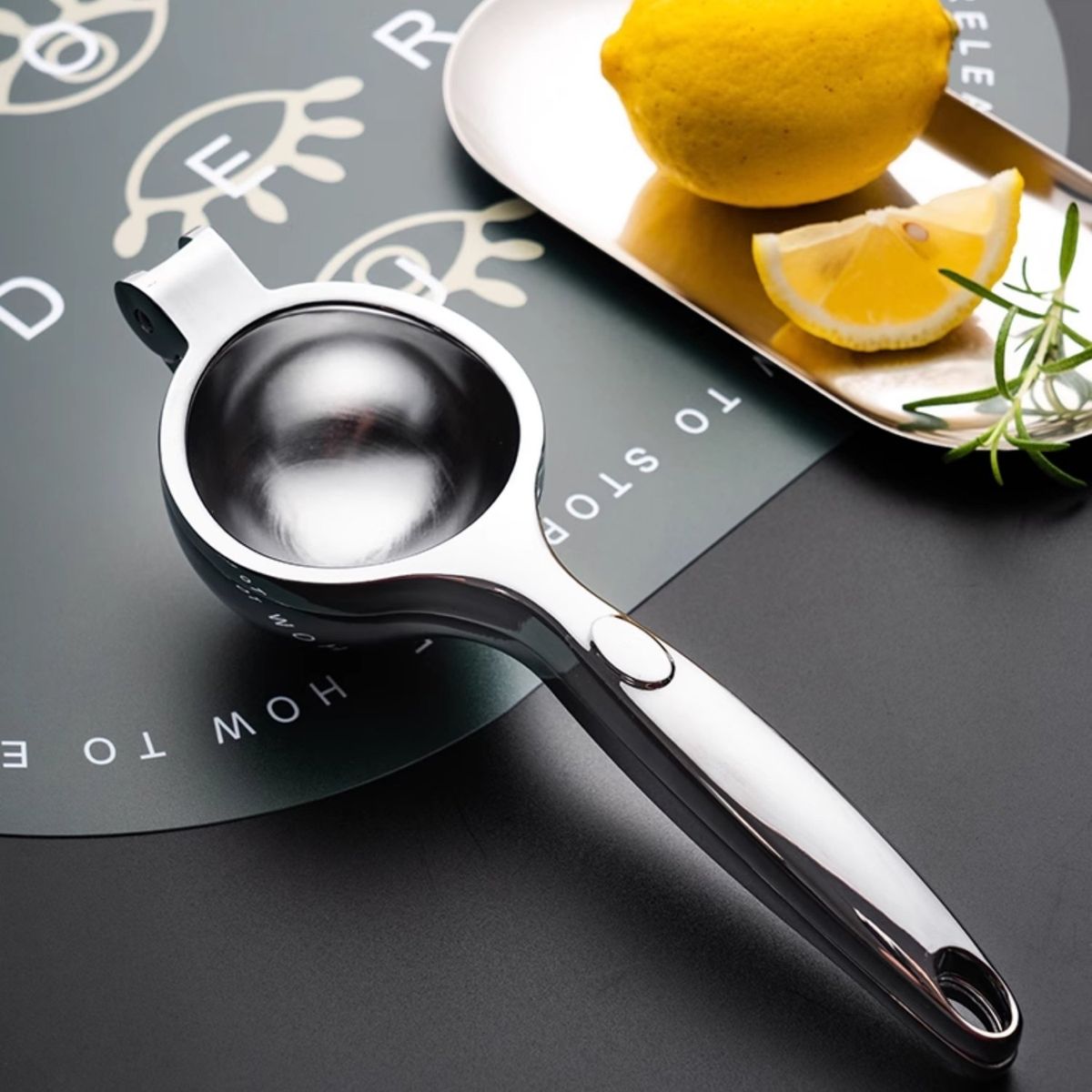 HOMESTAR - Exprimidor de Limones de Acero Inoxidable L