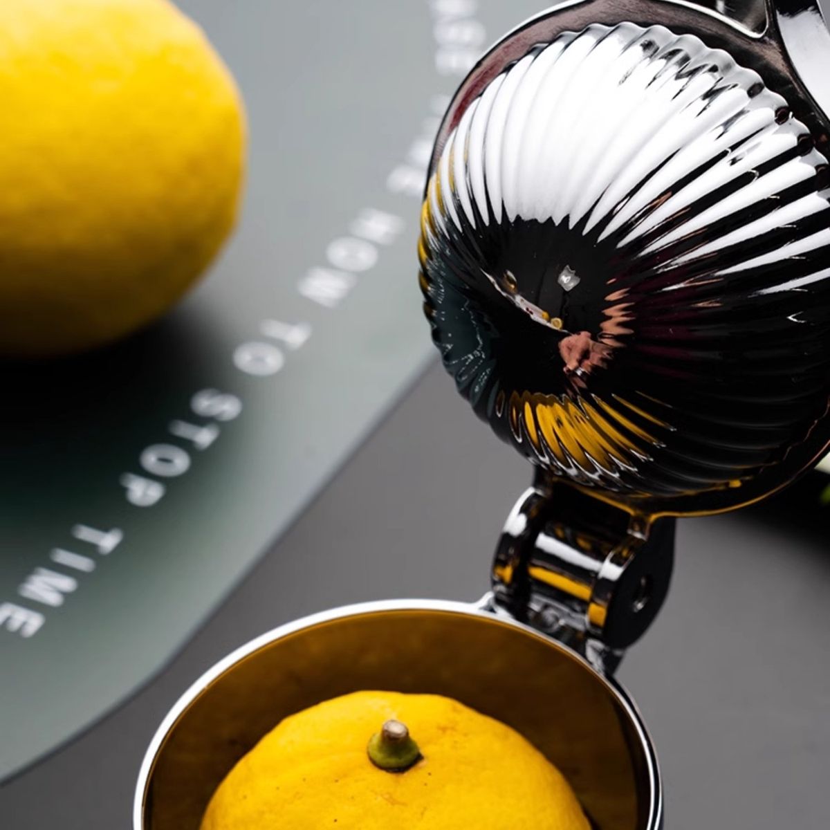 HOMESTAR - Exprimidor de Limones de Acero Inoxidable M.