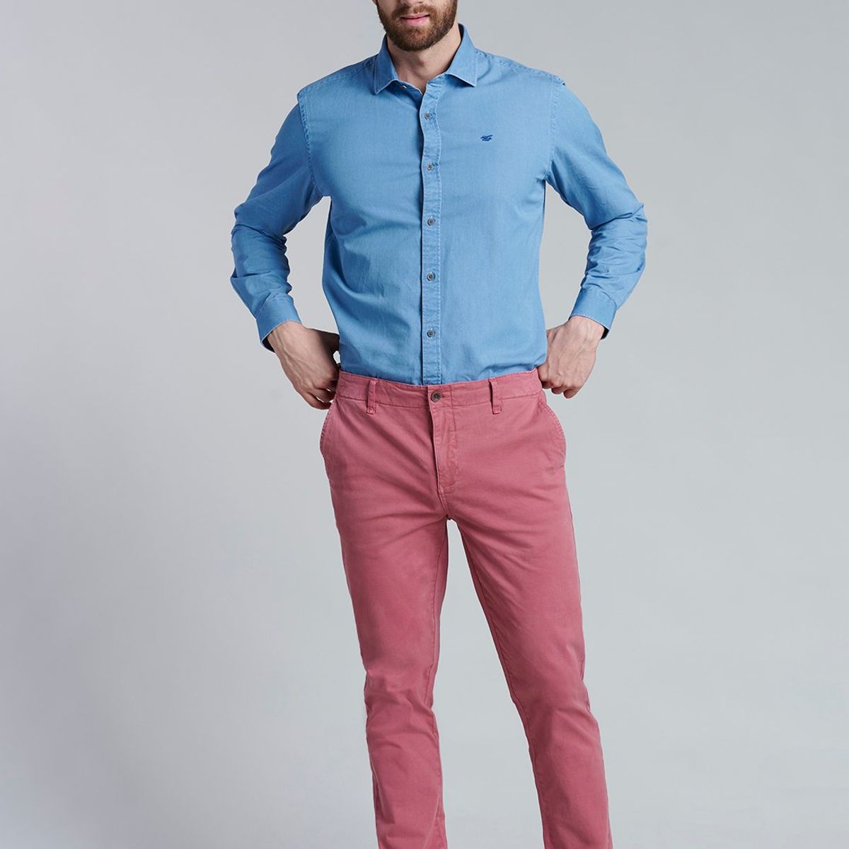 FEROUCH - Pantalon Lowell F Rojo Ferouch