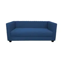 GENERICO - SOFA JUANITA 2 CUERPOS CHENILLE AZUL