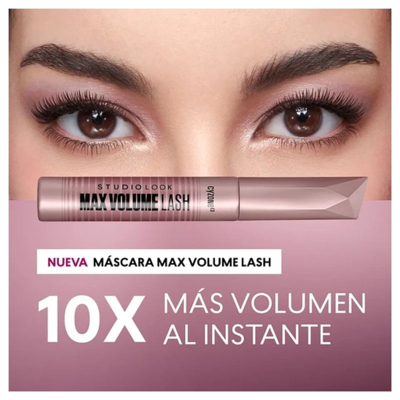CYZONE - Máscara de Pestañas Max Volume Lash Studio Look