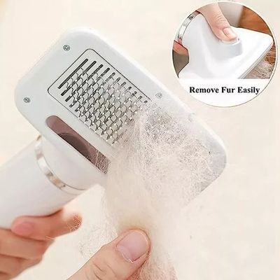 Imagen 2 del producto Cepillo Secador De Pelo Portátil Para Mascotas 2 En 1