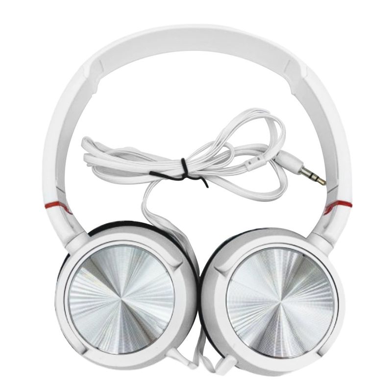 IMPORTCLICK - Audífono Plus Extra Bass Blanco Con Cable.
