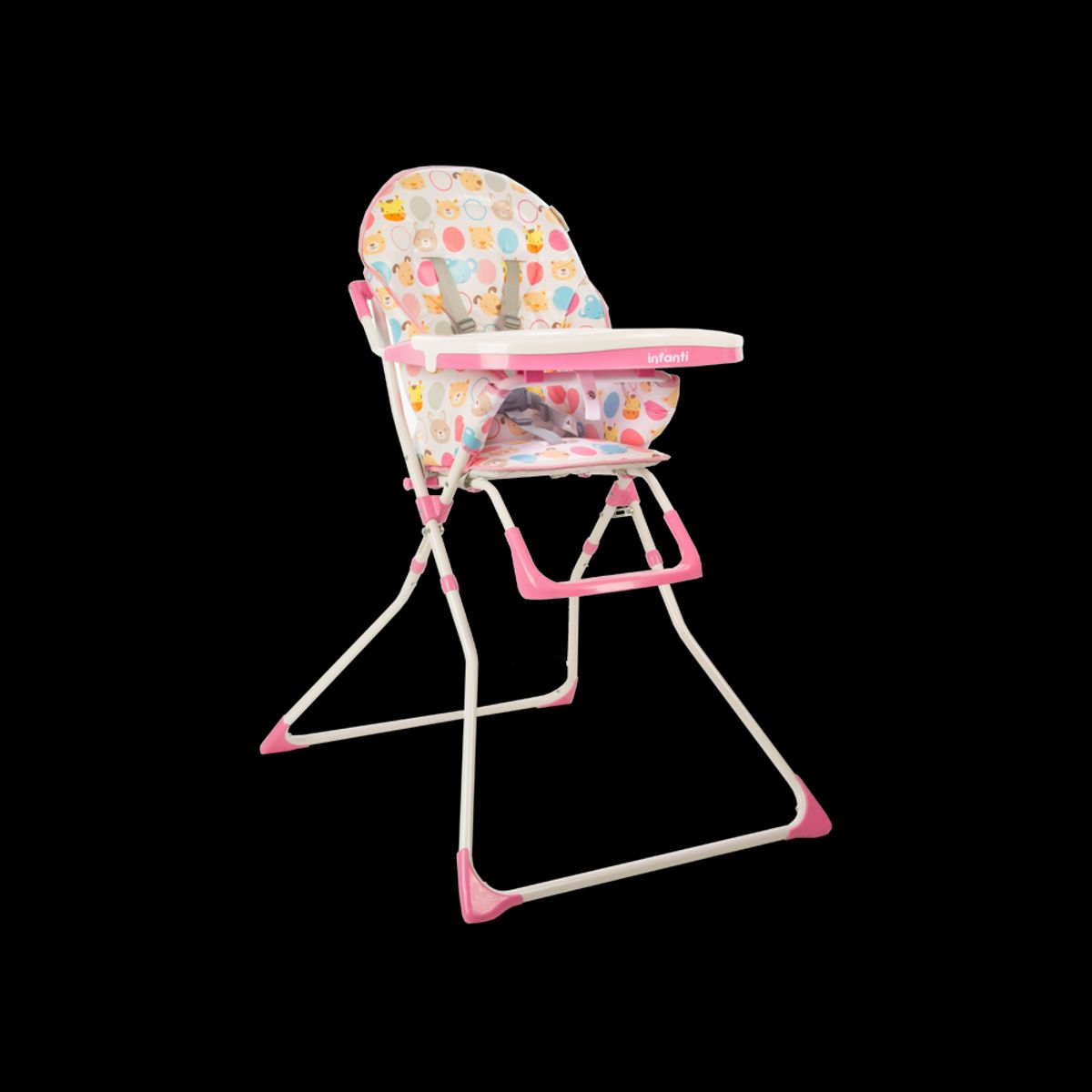 INFANTI - Silla De Comer Candy Zoo Pink Infanti
