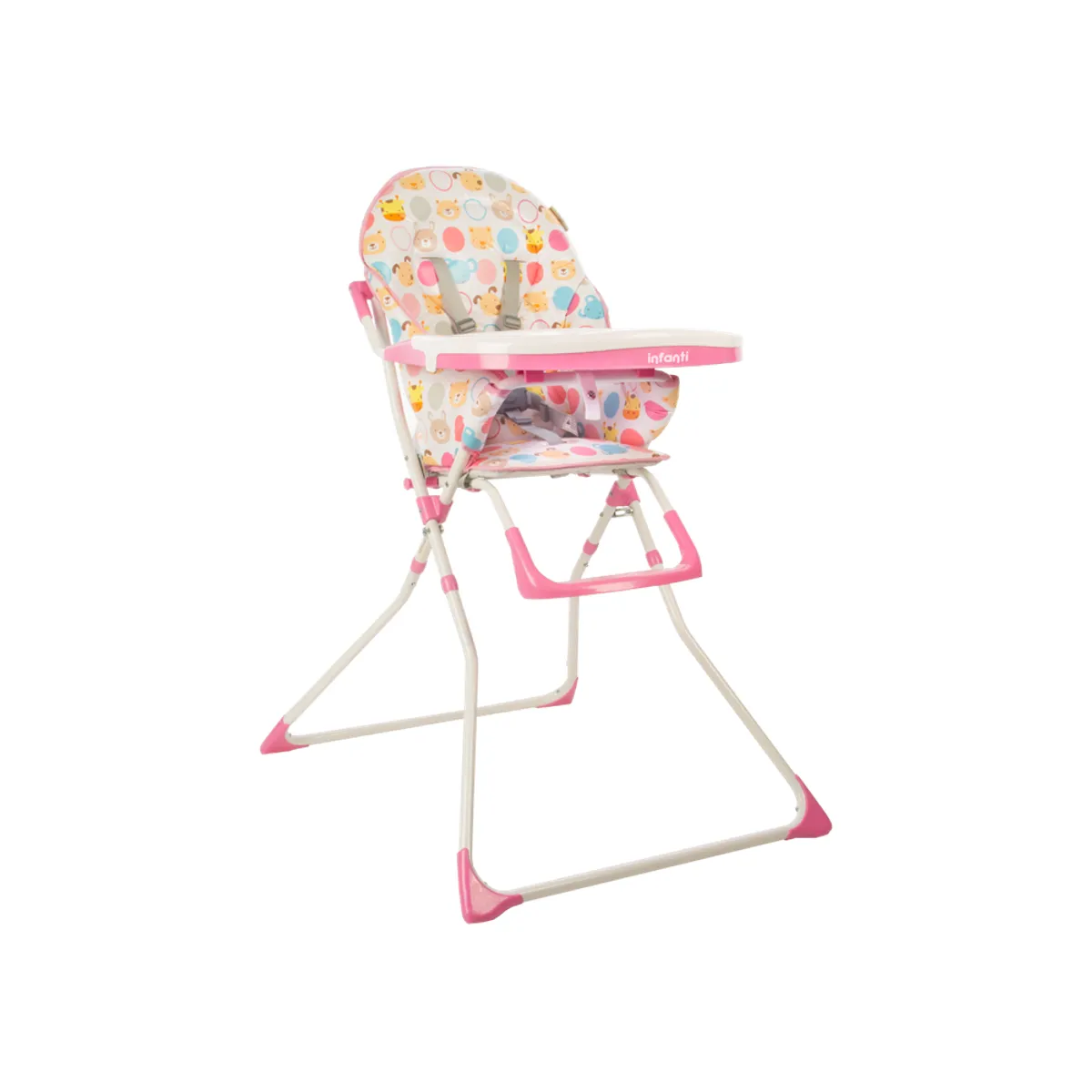 INFANTI - Silla De Comer Candy Zoo Pink Infanti