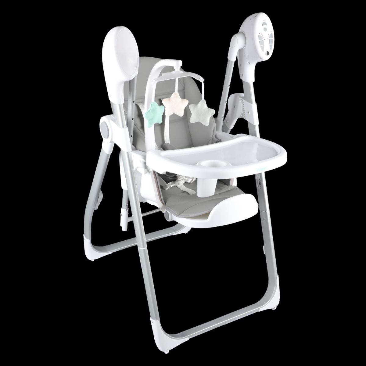 INFANTI - Silla Alta New Pomodoro Dark Grey Infanti