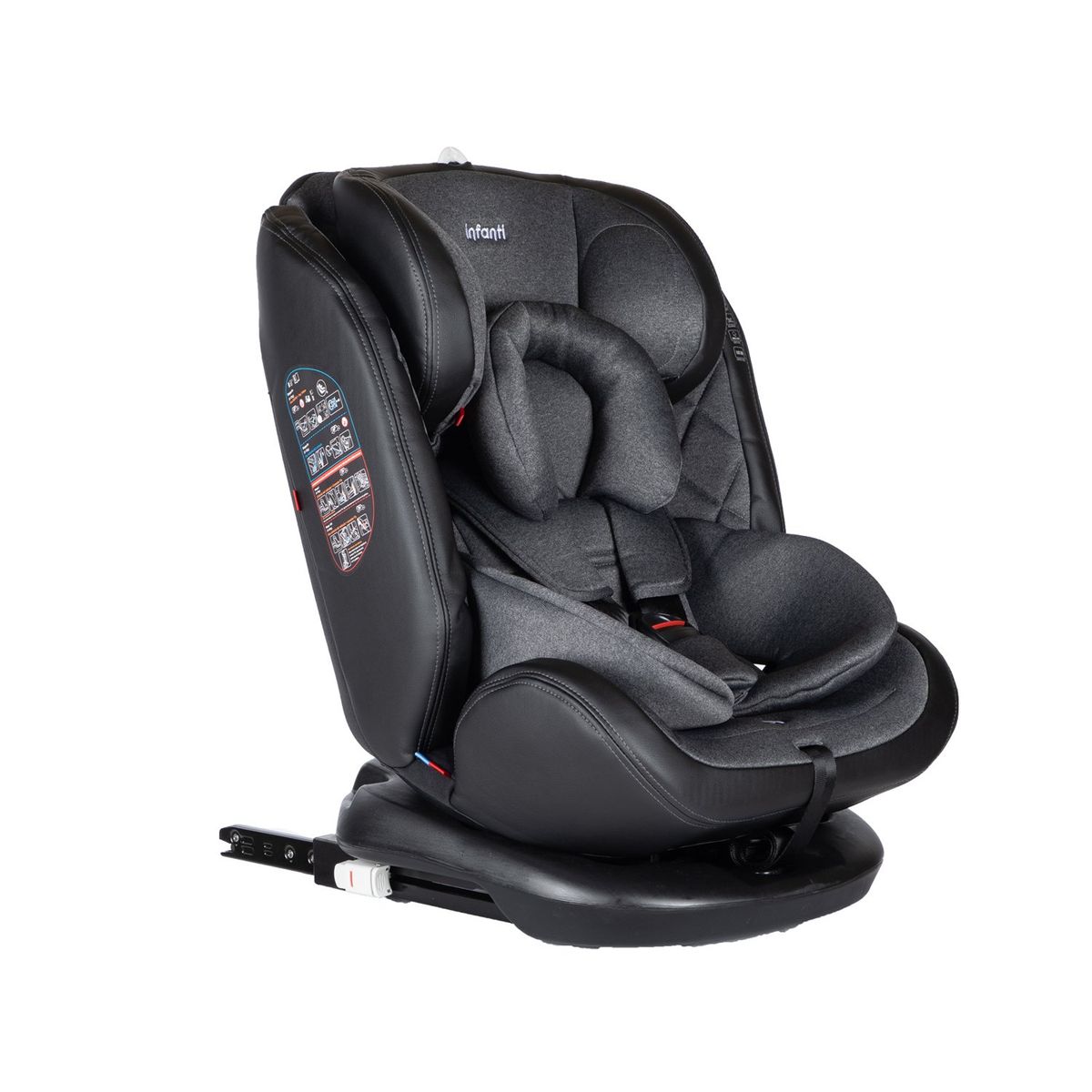 INFANTI - Silla Auto Convertible I-giro 360 Dark Grey Infanti