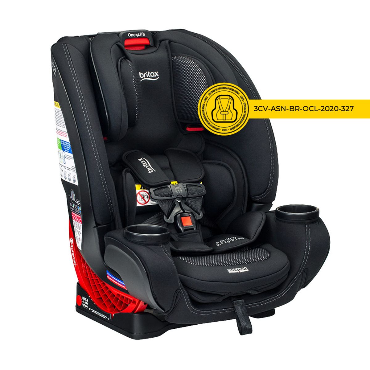 BRITAX - Silla Auto Convertible One4Life Cool Flow Carbón