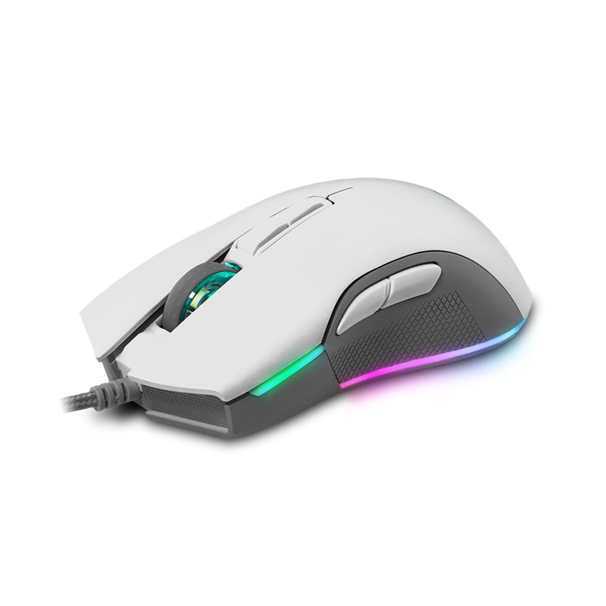 NEWSKILL - Mouse Gamer Profesional RGB Eos Ivory