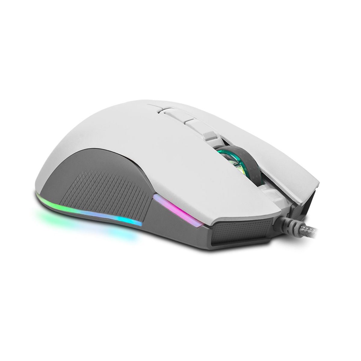 NEWSKILL - Mouse Gamer Profesional RGB Eos Ivory